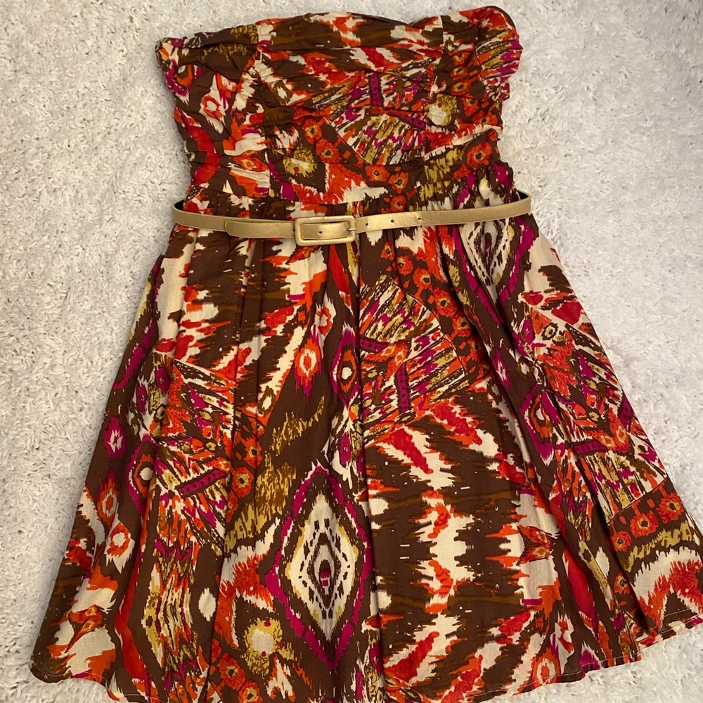 Strapless dress